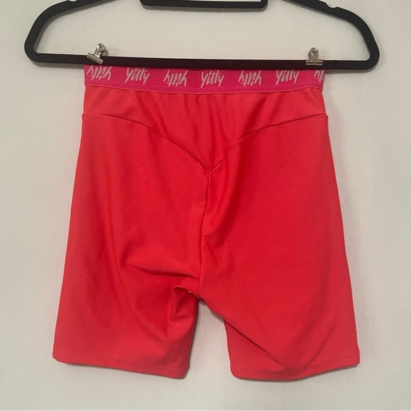 Yitty hot pink high rise biker shorts - Picture 4 of 7